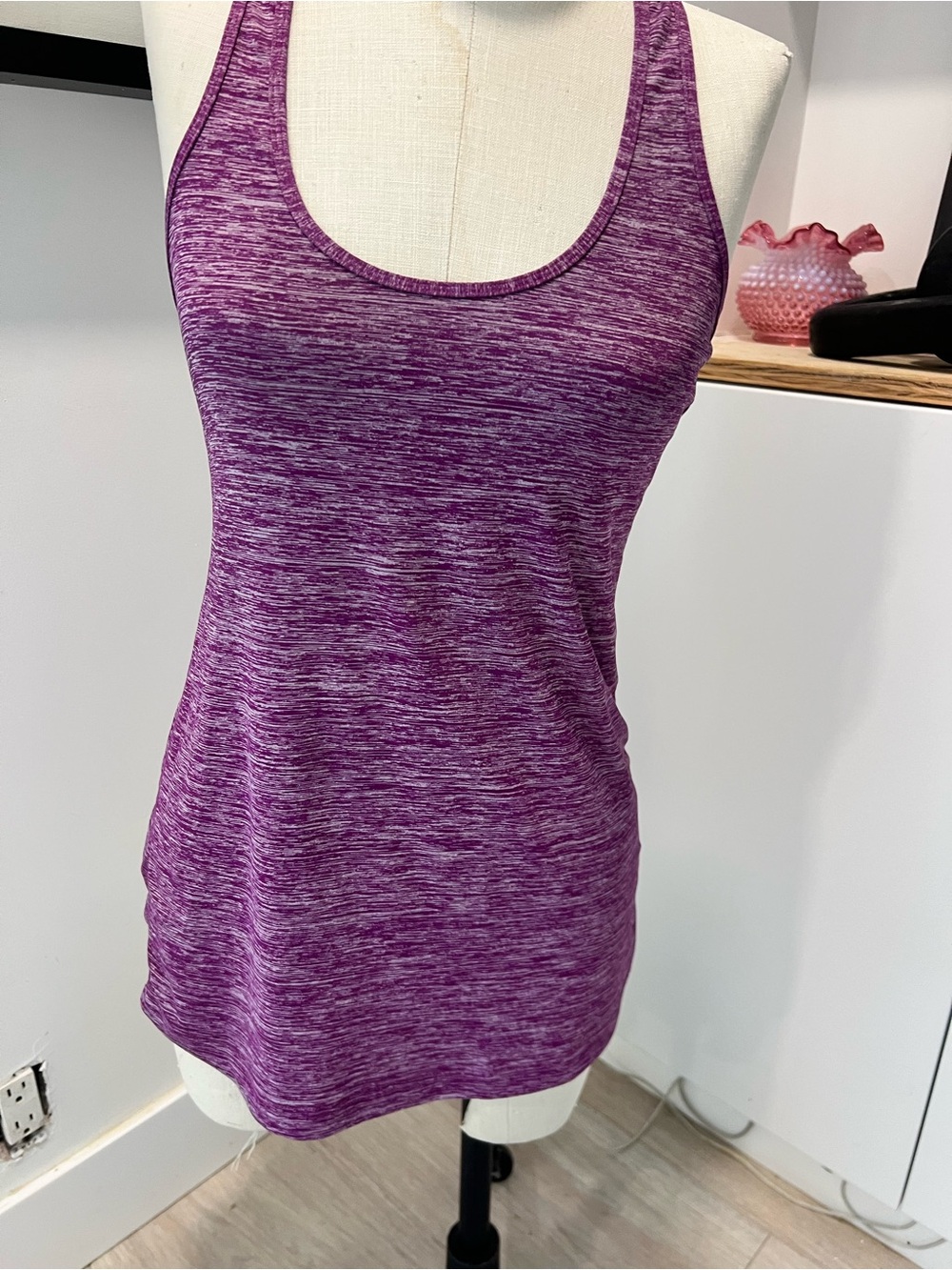 lululemon athletica Heathered Plum Racerback Tank